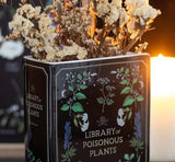 Poisonous Plants Book Shaped Flower Vase