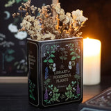 Poisonous Plants Book Shaped Flower Vase
