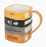 The Haunted Library Book Stack Mug