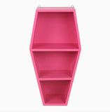 Hot Pink Coffin Shelf - 40x21x12cm