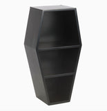 Black Coffin Shelf - 40x21x12cm