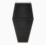 Black Coffin Shelf - 40x21x12cm