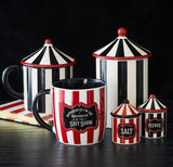 Red Striped Ringmaster Mug