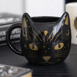 Magick Black Cat Face Mug