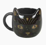 Magick Black Cat Face Mug