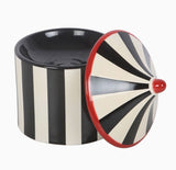Black Striped Circus Tent Oil Burner