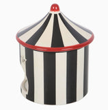 Black Striped Circus Tent Oil Burner