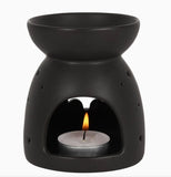 Gothic Black Bat Cut Out Oil Burner & Wax Warmer