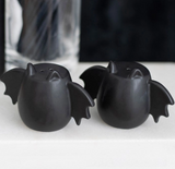Gothic Bat Wing Halloween Salt & Pepper Shakers