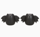Gothic Bat Wing Halloween Salt & Pepper Shakers