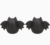 Gothic Bat Wing Halloween Salt & Pepper Shakers