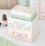 Book Stack Shaped Ceramic Oil Burner