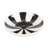 Striped Bat Ceramic Trinket Dish