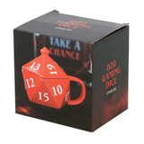 D20 Gaming Dice Shaped Ceramic Mug