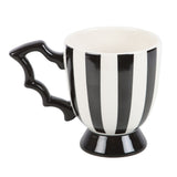 Striped Ceramic Tea Cup