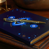 Journal Evil Eye with Crystal Pen