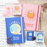 Journal The Sun Gratitude with Rose Quartz Pen