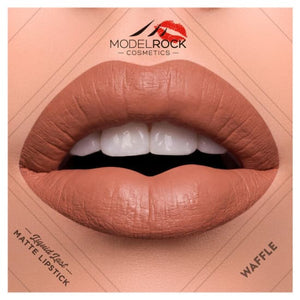 Model Rock - Liquid to Matte - Longwear Lipstick - WAFFLE