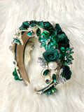 Opulence Headband - Emerald Green