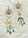 Divine Moon - Dangle Earrings