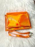 Orange Iridescent Bag