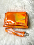 Orange Iridescent Bag