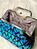 Glamour n Glitz Sequin Evening Bag - purple/blue