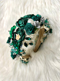 Opulence Headband - Emerald Green