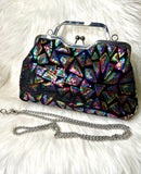 Glamour n Glitz Sequin Evening Bag - multi colour