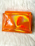 Orange Iridescent Bag