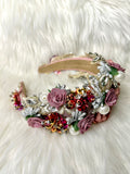 Opulence Headband - Dusty Rose