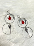 Raven & The Moon - Dangle Earrings