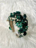 Opulence Headband - Emerald Green