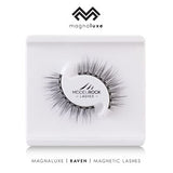 Model Rock - MAGNA LUXE Magnetic Lashes - RAVEN
