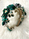 Opulence Headband - Emerald Green