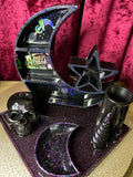 Deluxe Beauty Caddy / trinket tray - Midi - Moon