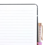 Journal Midnight Moth With Amethyst Pen 14.5cm x 21cm