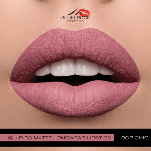 Model Rock - Liquid to Matte - Longwear Lipstick - Pop Chic