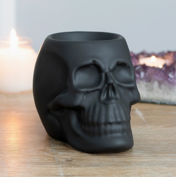 Black Skull Oil Burner and Wax Warmer