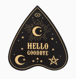 Black Talking Gothic Ouija Board Planchette Coaster Set