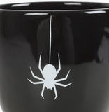 Gothic Halloween Black Spider Teacup