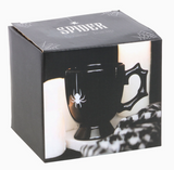 Gothic Halloween Black Spider Teacup