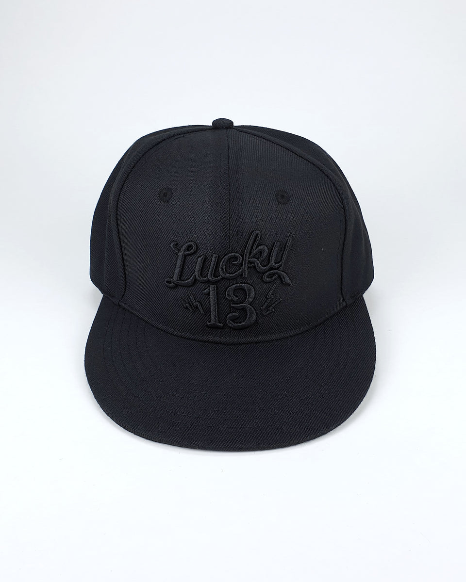 Lucky 13 - The Shocker Cap Black / Black – Deluxe Creations and Designs
