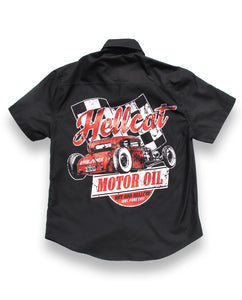 Hotrod Hellcat - Mens Motor Oil Work Shirt