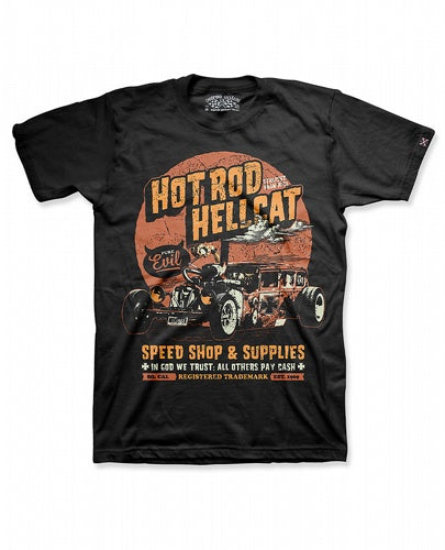 Hotrod Hellcat - Mens In God We Trust TShirt