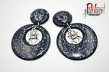 Dark Elegance Collection - Small Hoop Earrings
