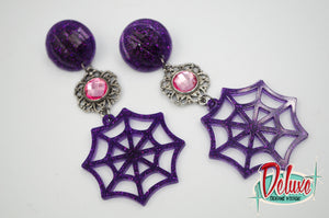 Webbed Elegance - Dangle Earrings