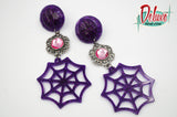 Webbed Elegance - Dangle Earrings