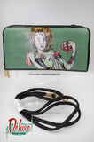 Katt Mercy - Ladies Double Zipper Wallet / Purse