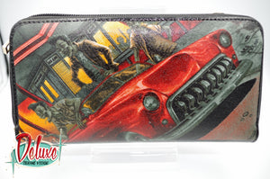 Katt Mercy - Ladies Double Zipper Wallet / Purse